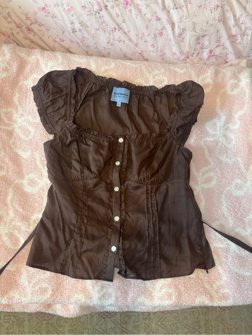 Reformation Alabama Top Devon Lee Carlson collab - Picture 3 of 4